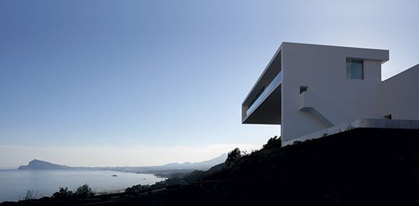 House on cliffside
