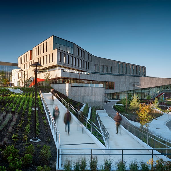 Teeple Inc. with GWWO Architects - Calvin & Tina Tyler Hall, a welcoming entry point to Morgan State University