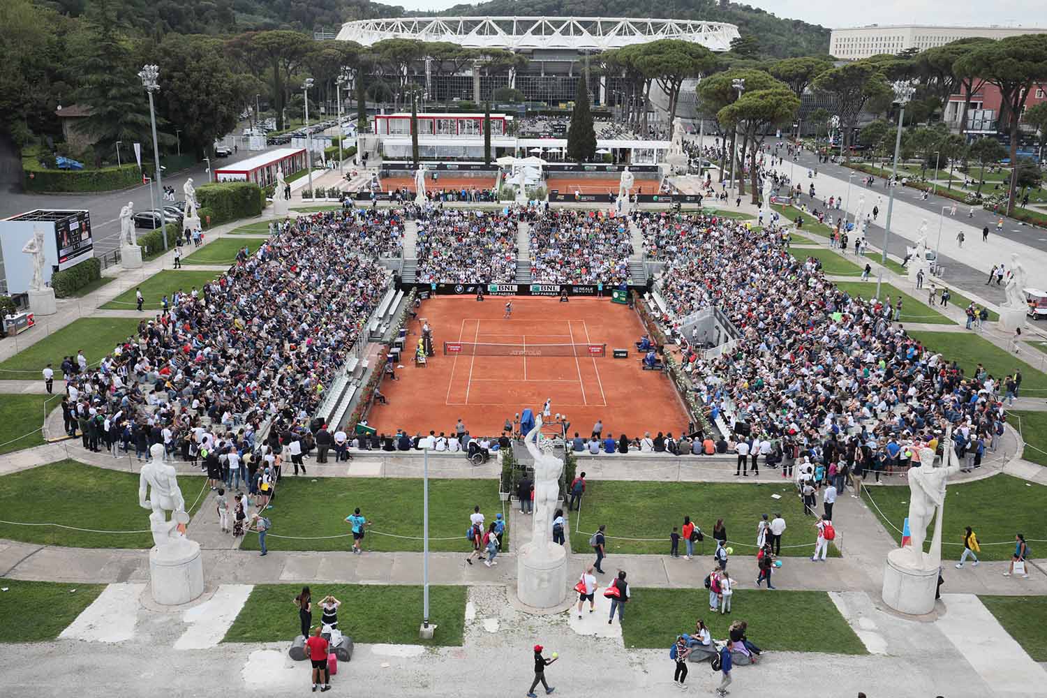 The Italian Open sport and spectacle at Foro Italico